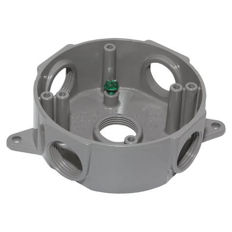 2 inch round electrical box|exterior round electrical box.